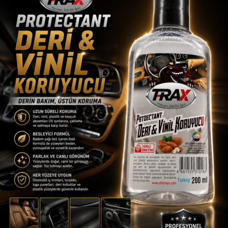 T-RaX Deri Vinil Protectant Yağı 200 ML