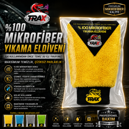 T-RaX Mikrofiber Yıkama ve Pasta Eldiveni