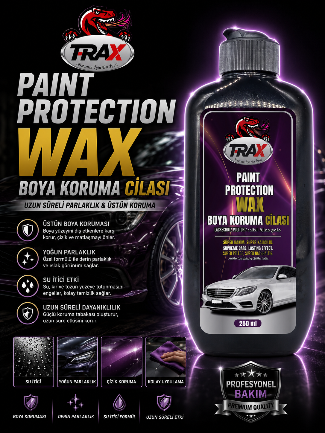 T-RaX Boya Koruma 250ML