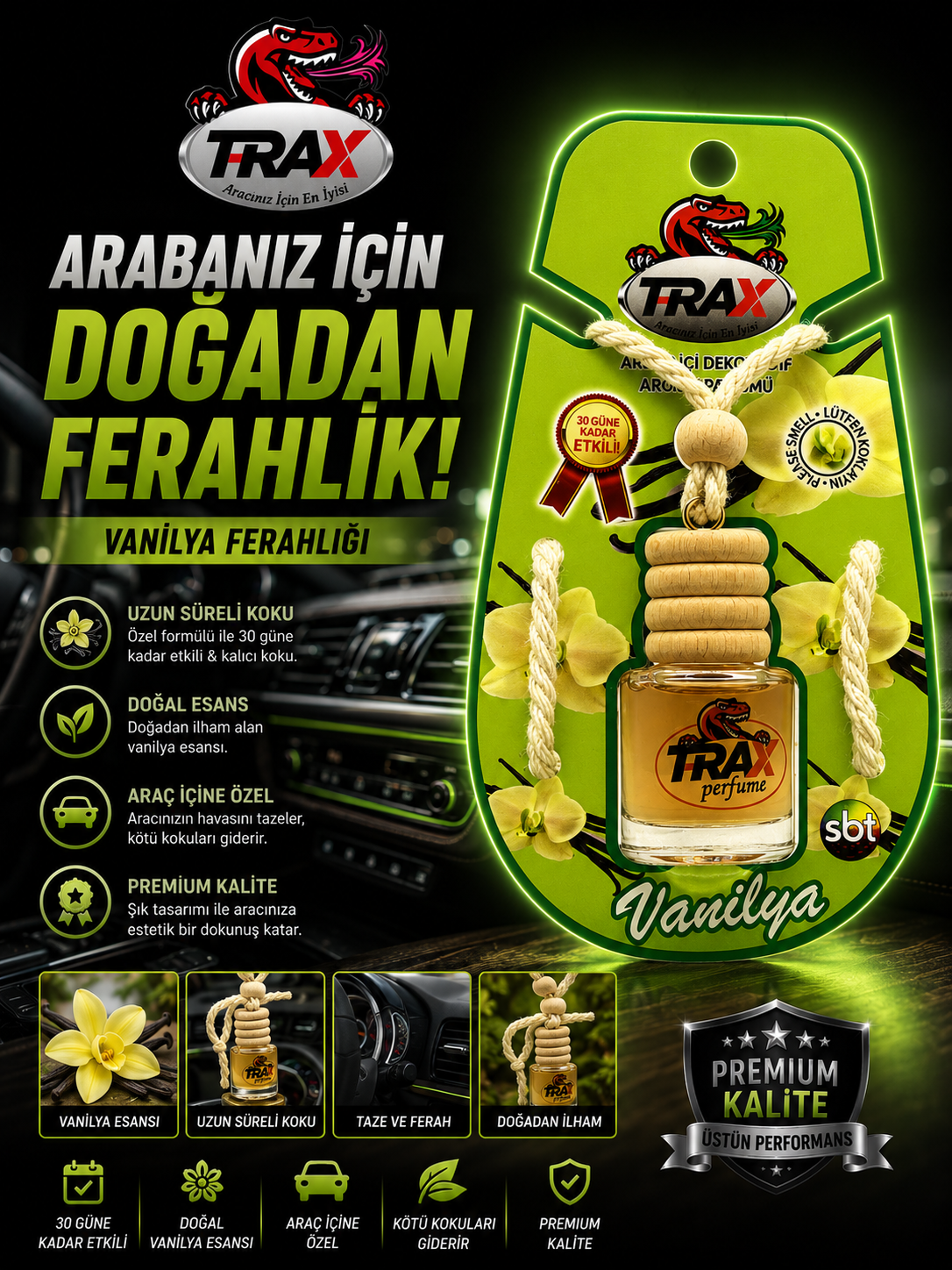T-RaX Ayna Asmalı 8 ML - Vanilya