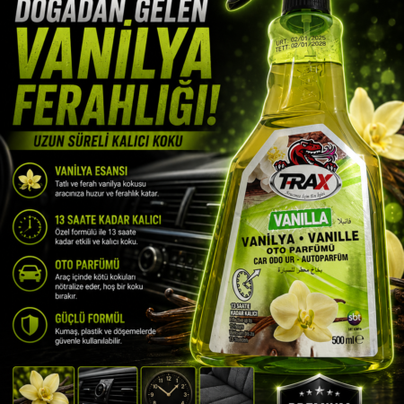 T-RaX Sprey oto Koku 500ML Vanilya