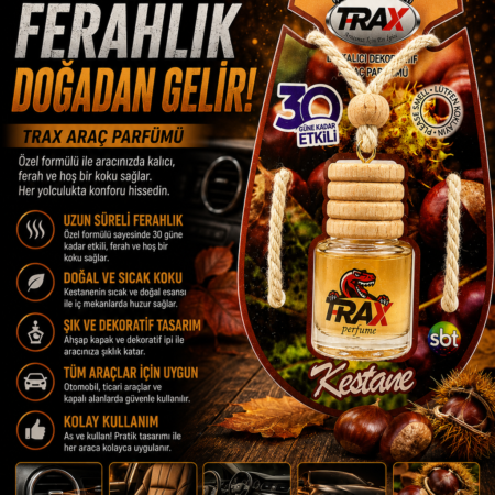T-RaX Ayna Asmalı 8 ML - Kestane