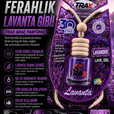 T-RaX Ayna Asmalı 8 ML - Lavanta
