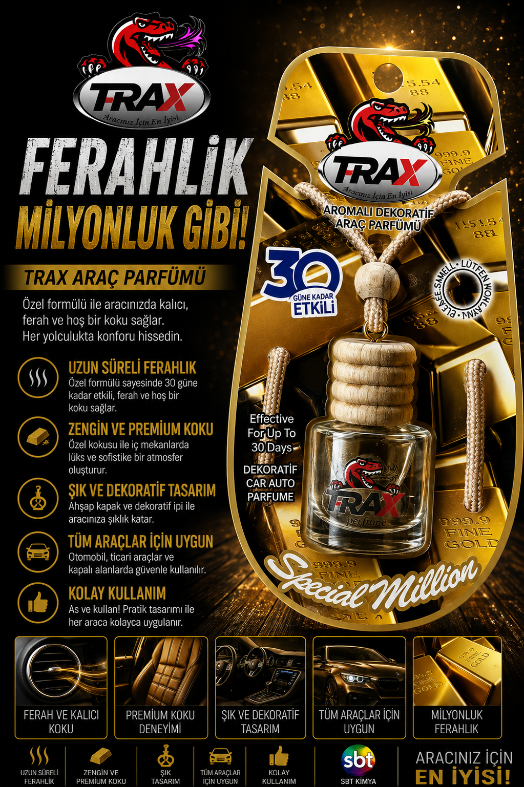 T-RaX Ayna Asmalı 8ML - Special Million