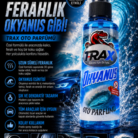 T-RaX Sprey Oto Koku 170ML - Okyanus