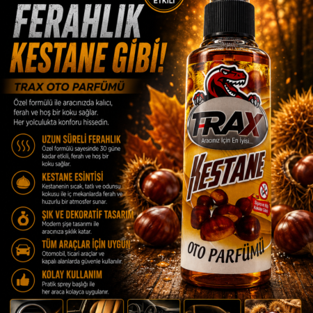 T-RaX Sprey Oto Koku 170ML - Kestane