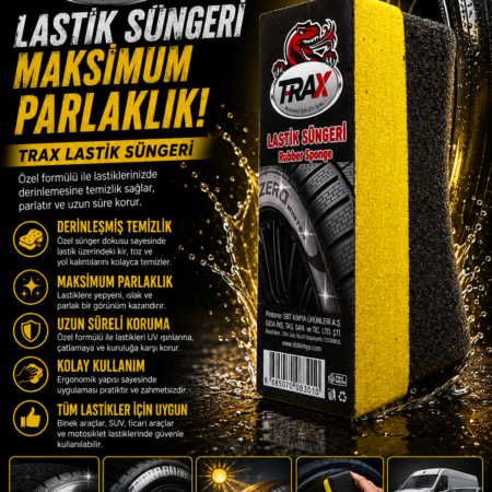 T-RaX Lastik Süngeri - Poşetli