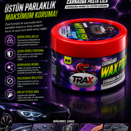 T-RaX Pasta Cila Carnauba Kavanoz 250ML