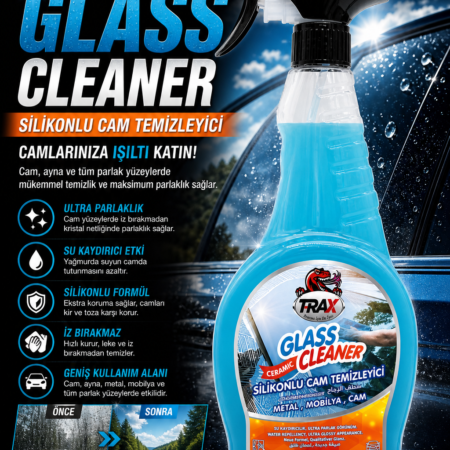 T-RAX SİLİKONLU CAM TEMİZLEYİCİ 750 ML