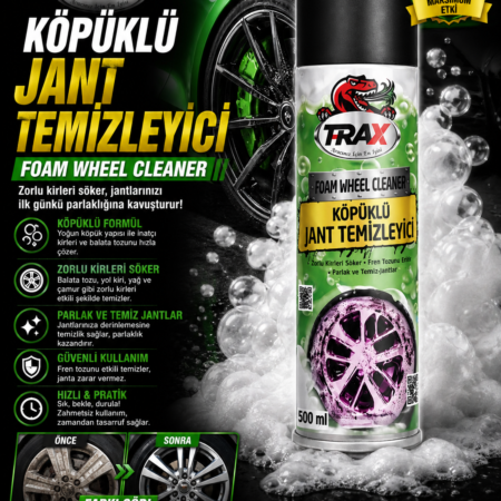 T-RAX Köpüklü Jant Temizleyici 500 ml
