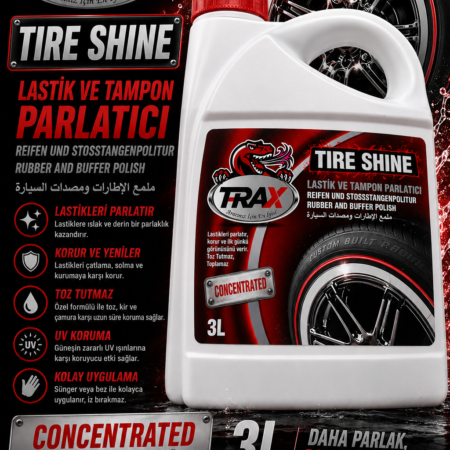T-RaX Konsantre Lastik ve Tampon Parlatıcı 3LT