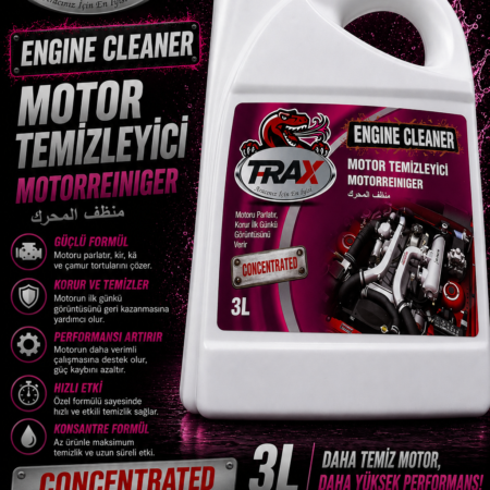T-RaX Konsantre Motor Temizleyici 3LT