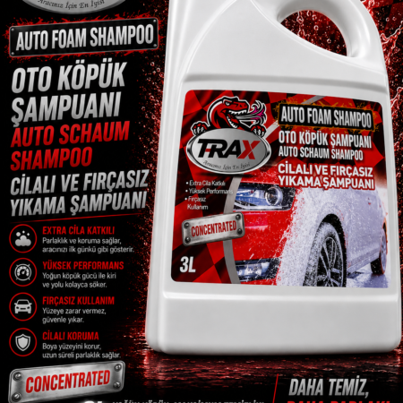 T-RaX Konsantre Fırçasız Oto Köpük 3LT