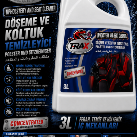 T-RaX Konsantre Döşeme ve Koltuk Temizleyici 3LT