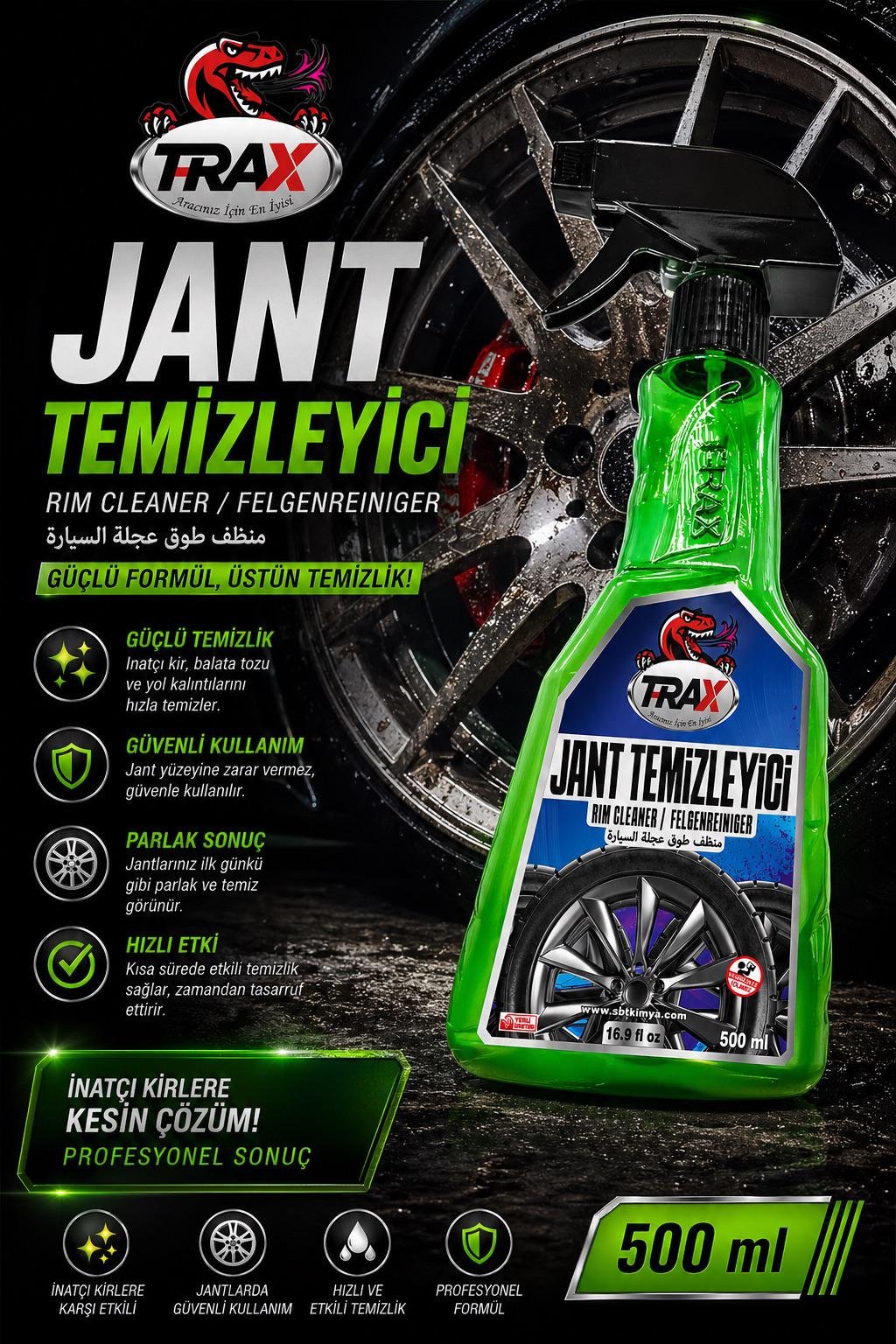 T-RaX Jant Temizleyici 500ML