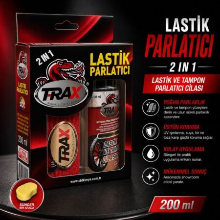 T-RaX Lastik ve Tampon Cila Seti 200ML